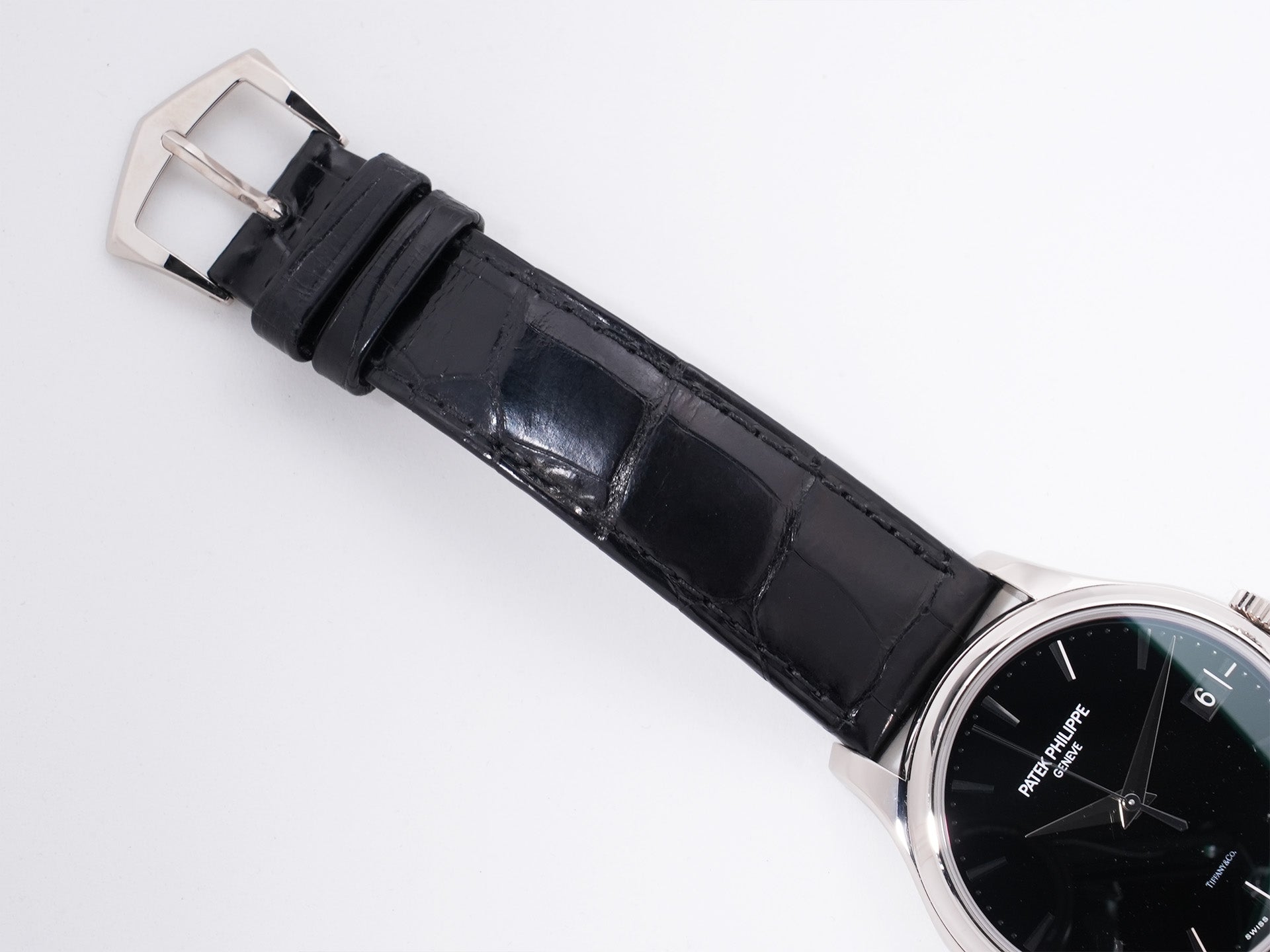 パテックフィリップ カラトラバ ティファニー Ref.5227G-010 ホワイトゴールド ブラック文字盤 中古 u292n6o5