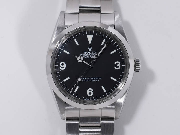 ロレックス エクスプローラーI Ref.1016 ステンレススチール ブラック文字盤 中古 tprv2ifm