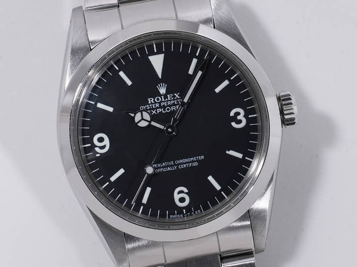 ロレックス エクスプローラーI Ref.1016 ステンレススチール ブラック文字盤 中古 tprv2ifm