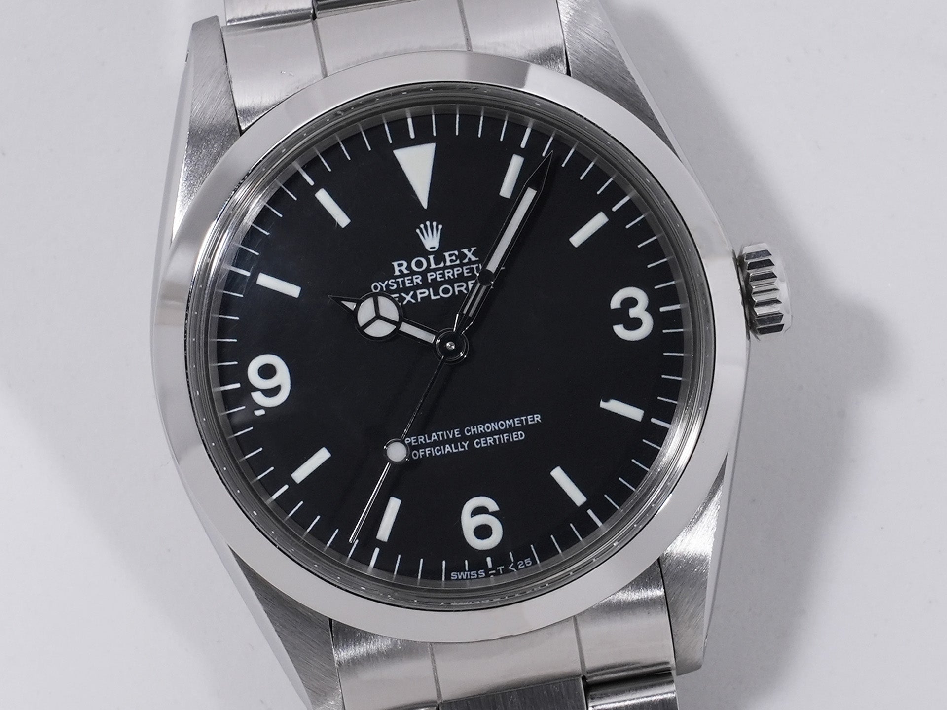 ロレックス エクスプローラーI Ref.1016 ステンレススチール ブラック文字盤 中古 tprv2ifm