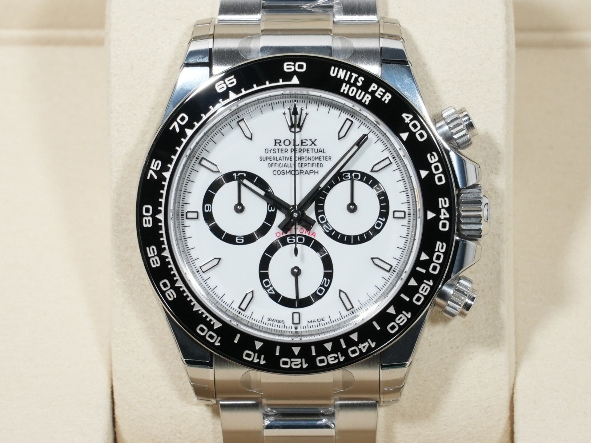 ロレックス デイトナ Ref.126500LN ステンレススチール ホワイト文字盤 未使用 8twk2edi