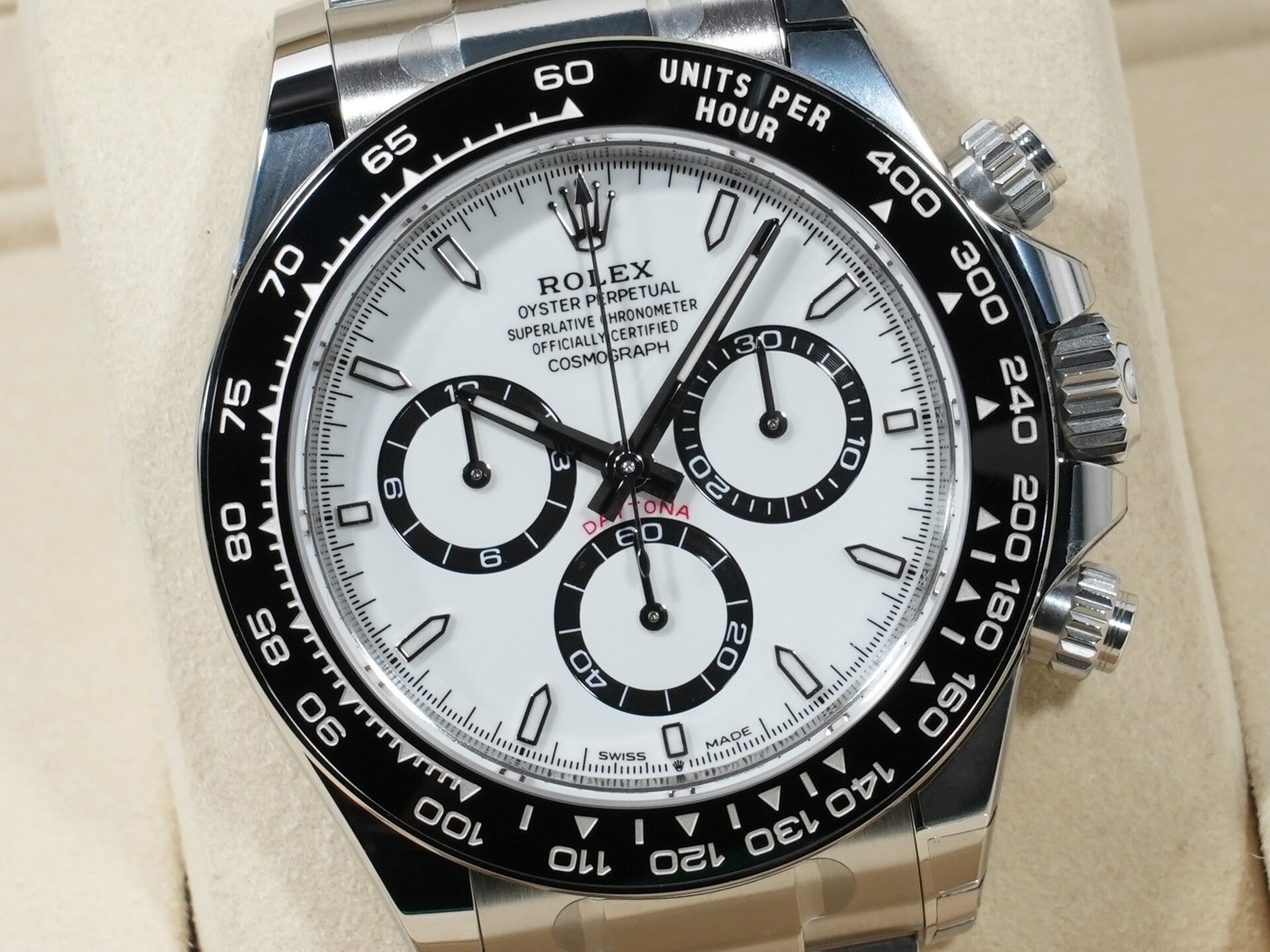 ロレックス デイトナ Ref.126500LN ステンレススチール ホワイト文字盤 未使用 t8vmqnag
