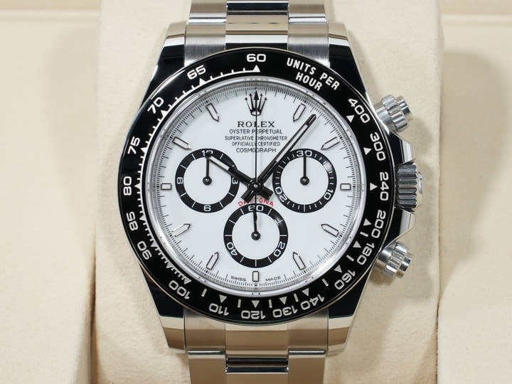 ロレックス デイトナ Ref.126500LN ステンレススチール ホワイト文字盤 未使用 xmar5hvk