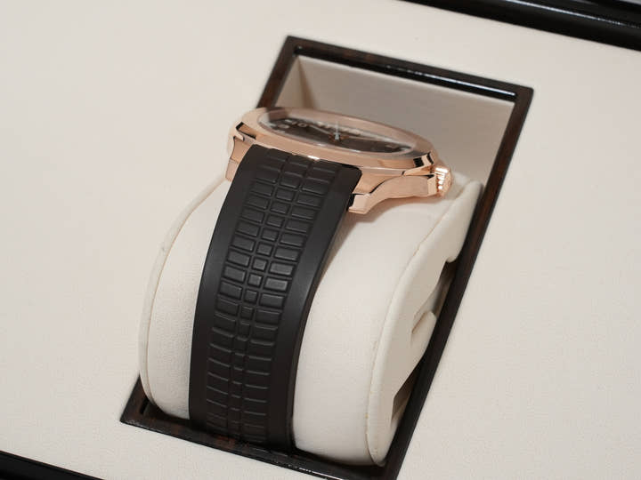 パテックフィリップ アクアノート Ref.5167R-001 ローズゴールド ブラウン文字盤 美品 noykuepq