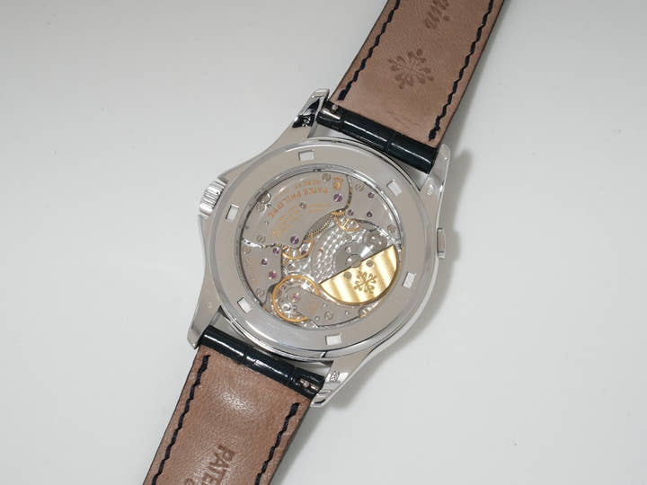パテックフィリップ コンプリケーション ワールドタイム Ref.5130G-001 ホワイトゴールド シルバー文字盤 中古 uspxe9oc