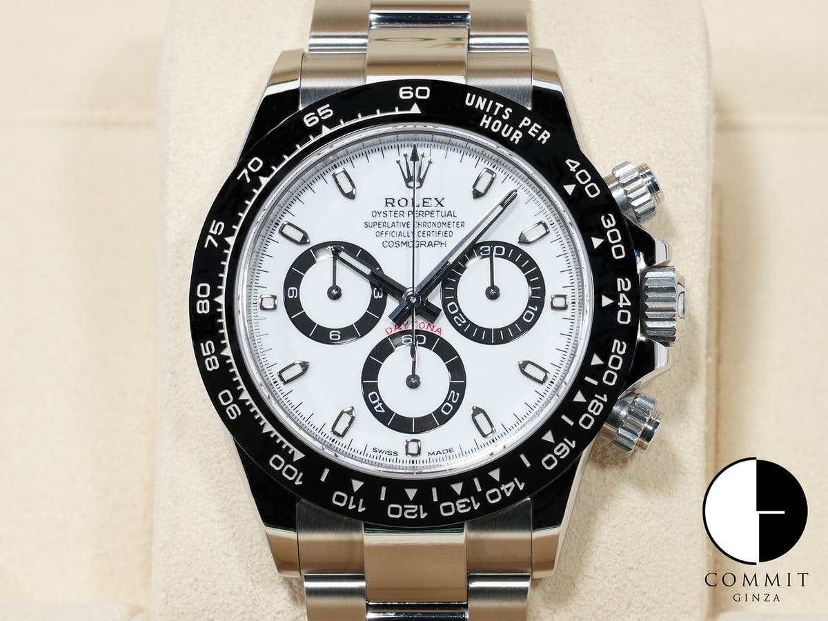 ロレックス デイトナ Ref.116500LN ステンレススチール ホワイト文字盤 中古 v3ufvojh