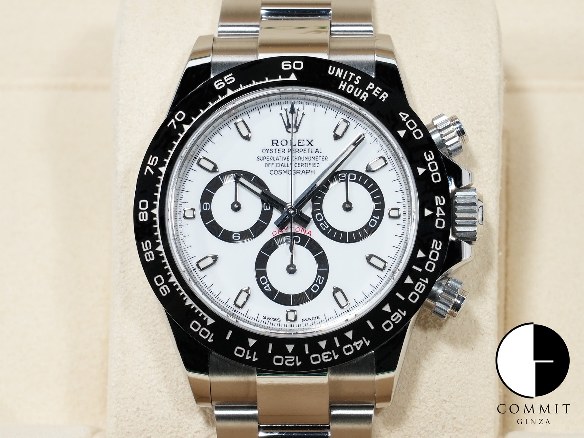 ロレックス デイトナ Ref.116500LN ステンレススチール ホワイト文字盤 中古 v3ufvojh
