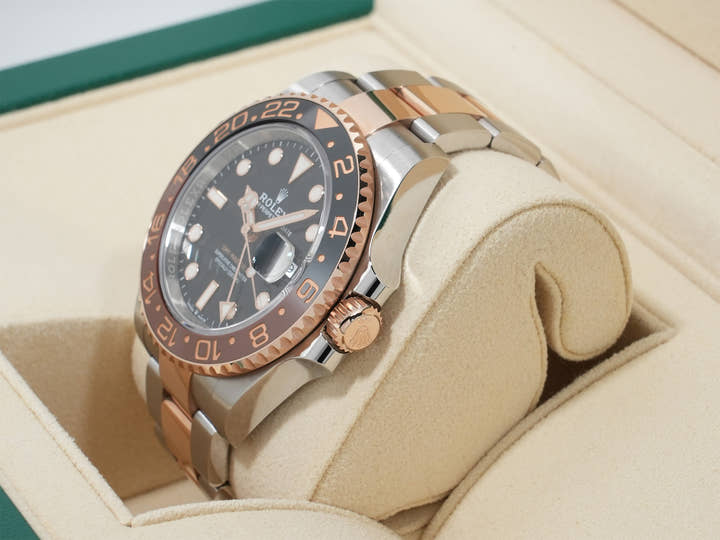 Rolex GMT-Master II Ref. 126711CHNR Stainless Steel/Everose Gold Black Dial Oyster Bracelet Pre-owned e8rpzgvi