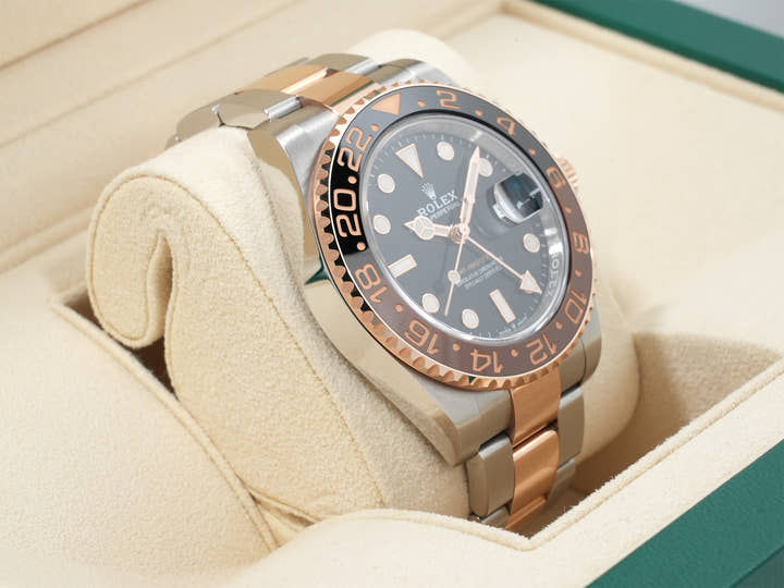 Rolex GMT-Master II Ref. 126711CHNR Stainless Steel/Everose Gold Black Dial Oyster Bracelet Pre-owned e8rpzgvi