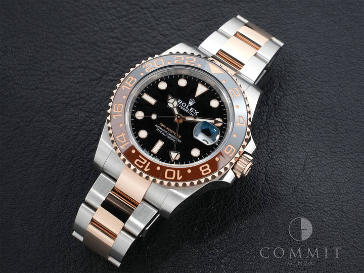 Rolex GMT-Master II Ref. 126711CHNR Stainless Steel/Everose Gold Black Dial Oyster Bracelet Pre-owned e8rpzgvi
