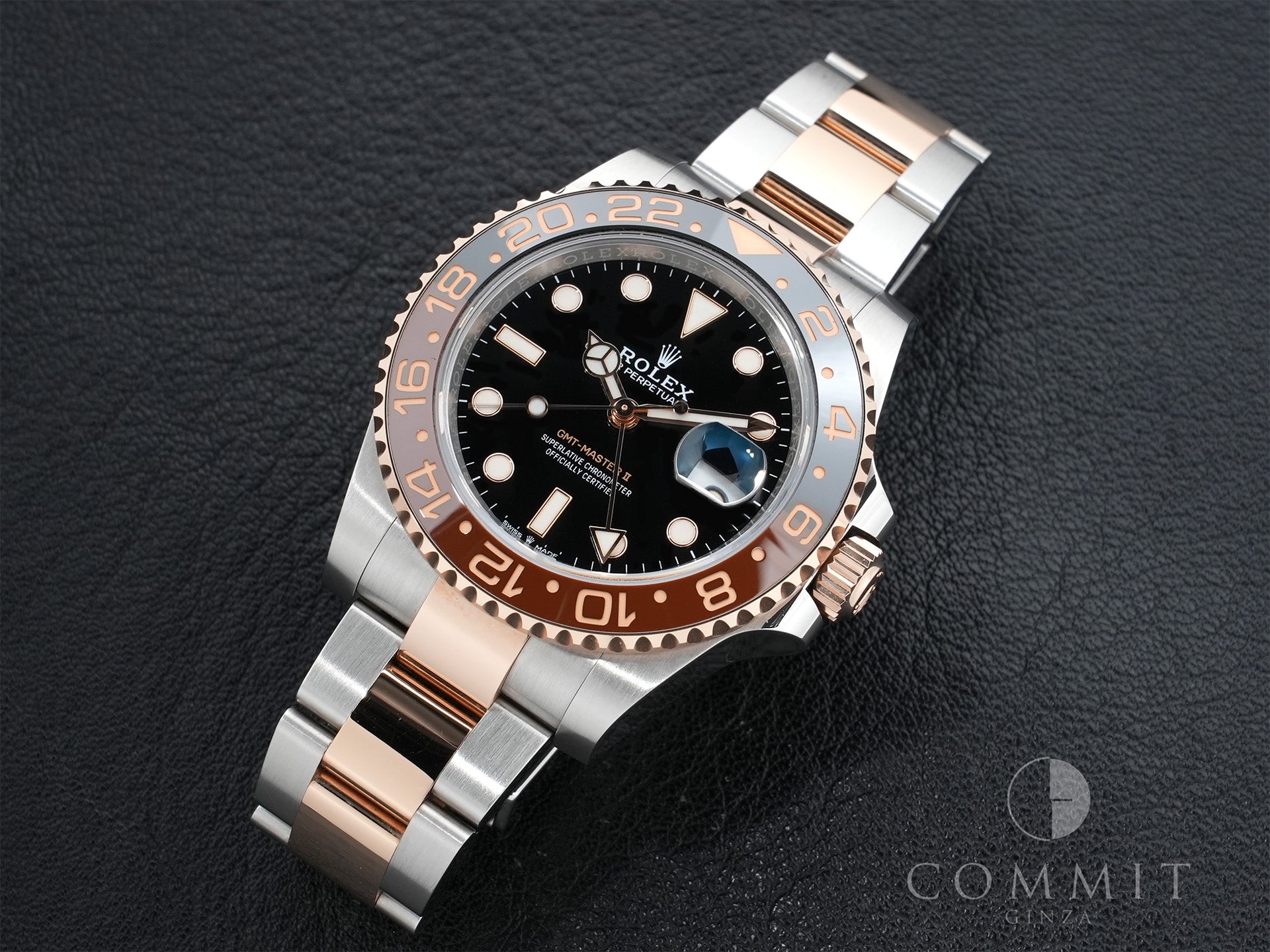 Rolex GMT-Master II Ref. 126711CHNR Stainless Steel/Everose Gold Black Dial Oyster Bracelet Pre-owned e8rpzgvi