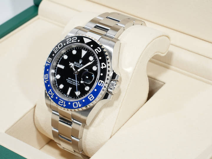 ロレックス GMTマスターII Ref.126710BLNR ステンレススチール ブラック文字盤 オイスターブレスレット 未使用 8by269pa