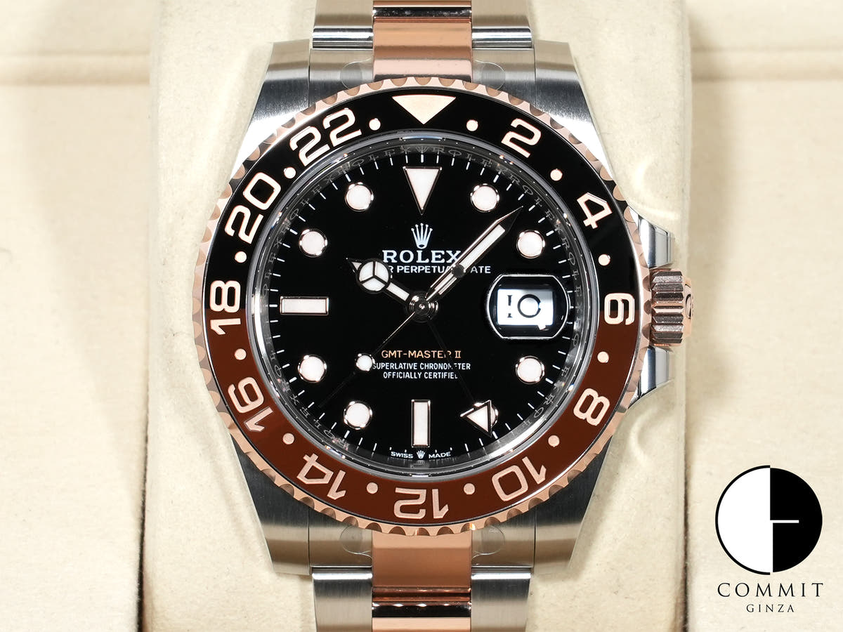 Rolex GMT-Master II Ref. 126711CHNR Stainless Steel/Everose Gold Black Dial Oyster Bracelet Unused 28jtasqx