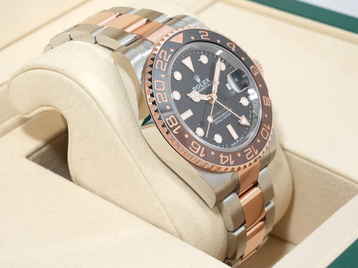 Rolex GMT-Master II Ref. 126711CHNR Stainless Steel/Everose Gold Black Dial Oyster Bracelet Unused 28jtasqx