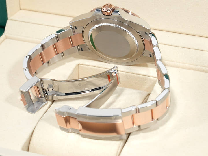 Rolex GMT-Master II Ref. 126711CHNR Stainless Steel/Everose Gold Black Dial Oyster Bracelet Unused 28jtasqx