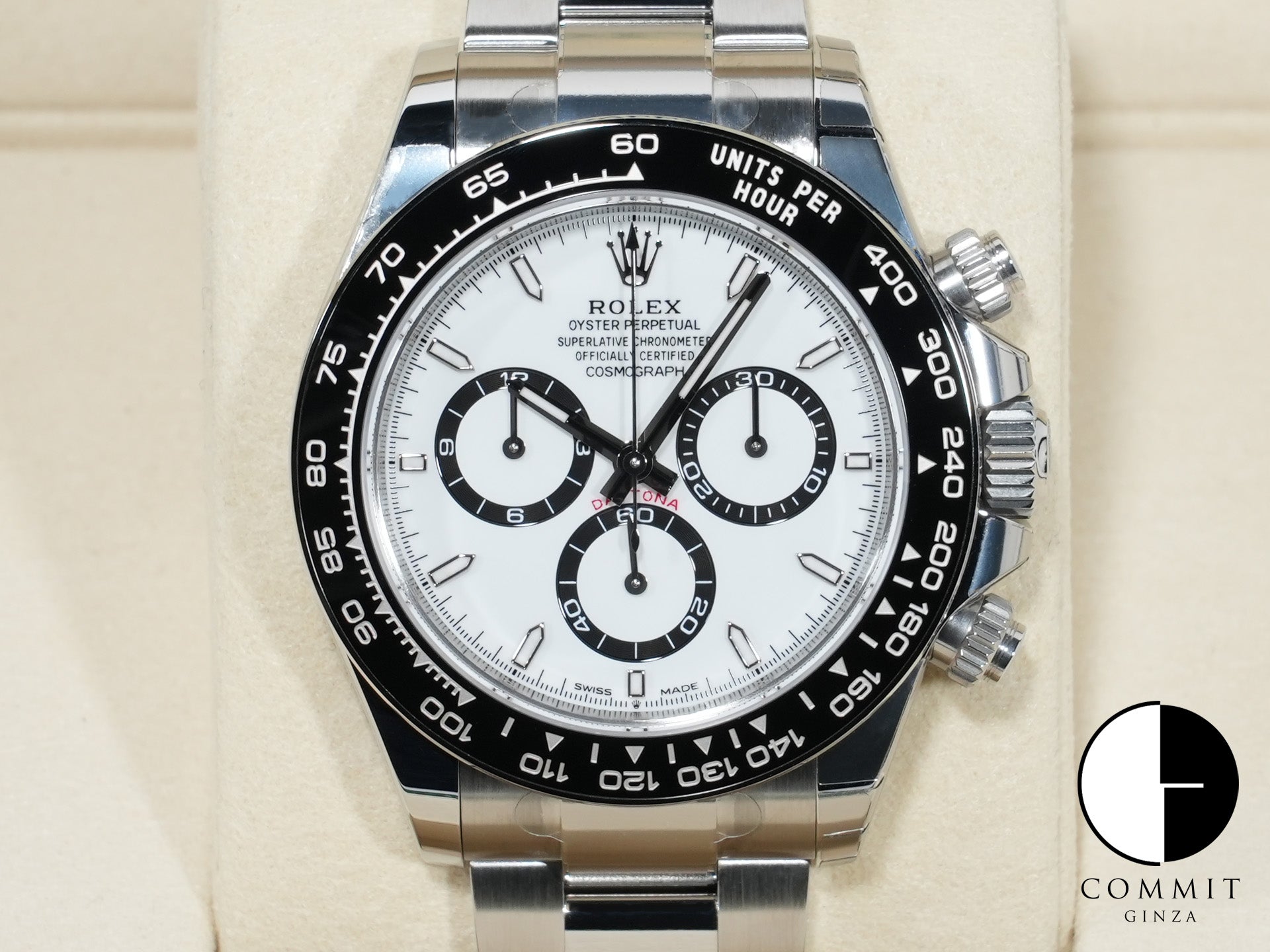 ロレックス デイトナ Ref.126500LN ステンレススチール ホワイト文字盤 未使用 xu3c9j7b