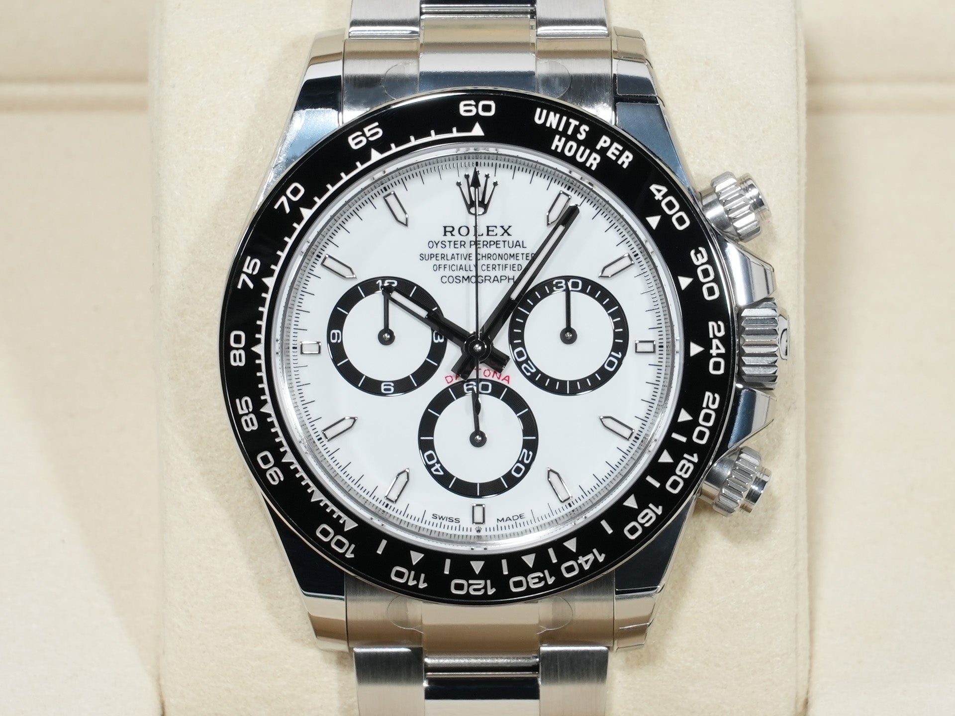 ロレックス デイトナ Ref.126500LN ステンレススチール ホワイト文字盤 未使用 xu3c9j7b