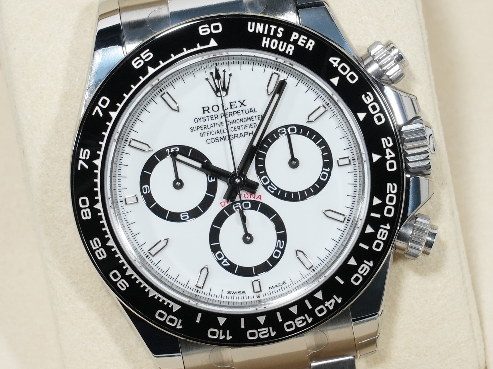 ロレックス デイトナ Ref.126500LN ステンレススチール ホワイト文字盤 未使用 xu3c9j7b