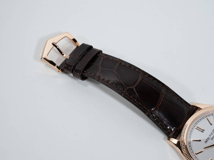 パテックフィリップ カラトラバ Ref.6119R-001 ローズゴールド シルバー文字盤 美品 25rrzoco