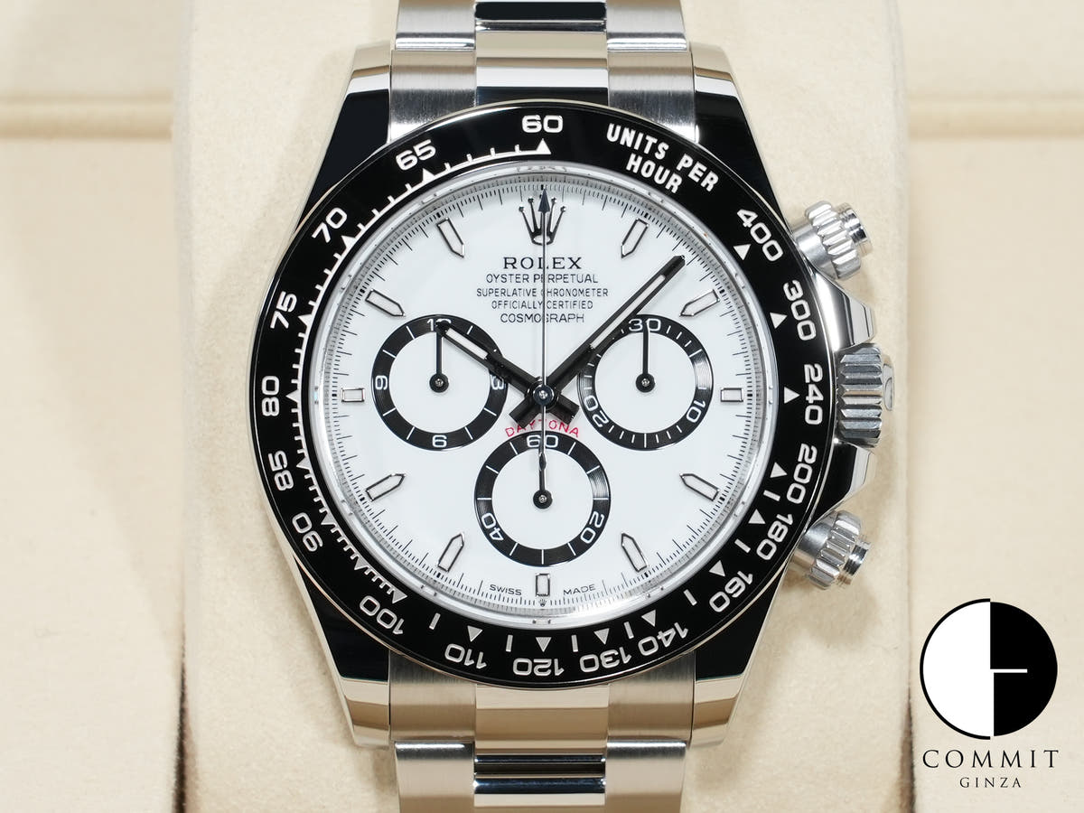ロレックス デイトナ Ref.126500LN ステンレススチール ホワイト文字盤 未使用 mbtutsa4