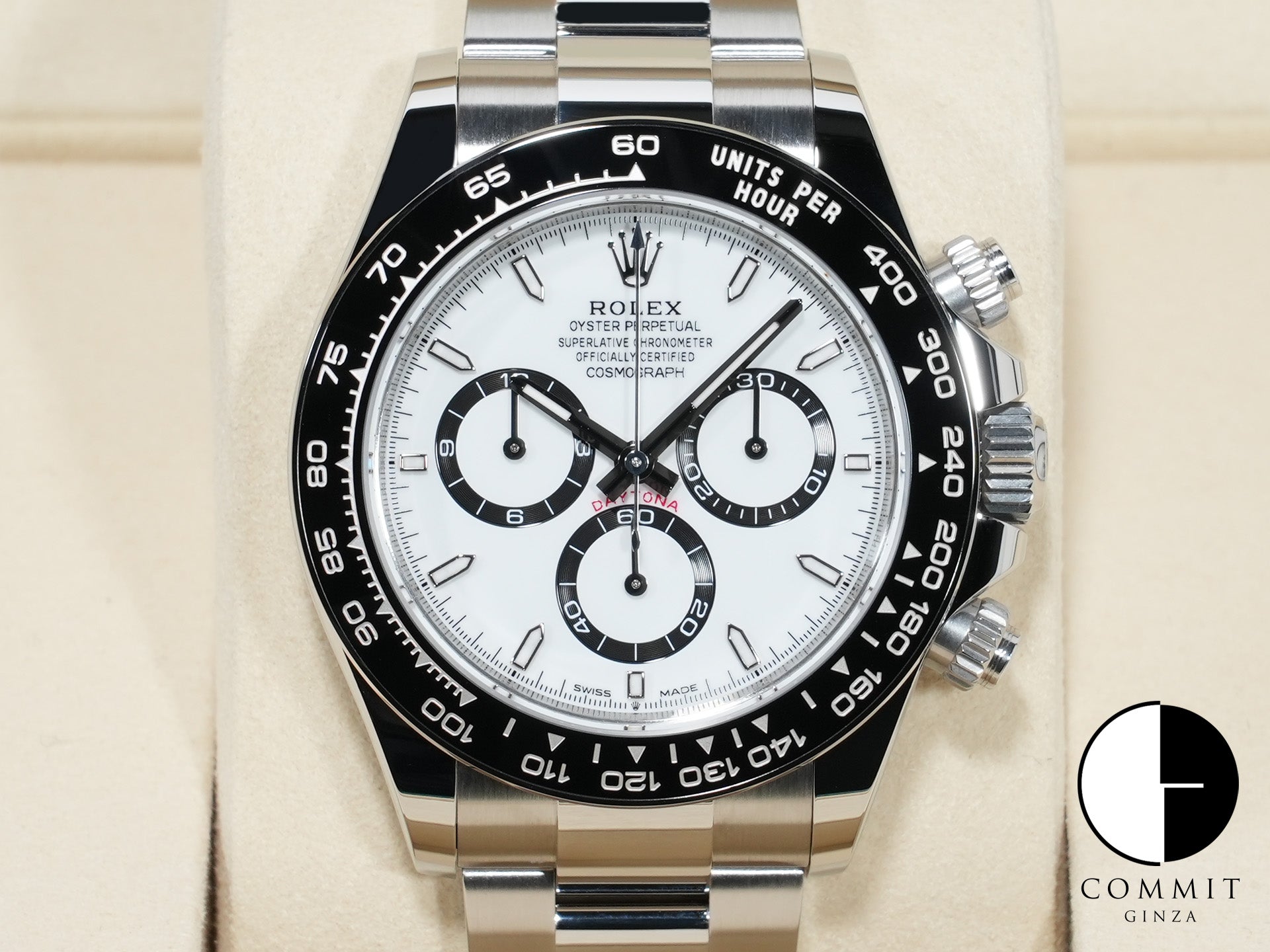 ロレックス デイトナ Ref.126500LN ステンレススチール ホワイト文字盤 未使用 mbtutsa4