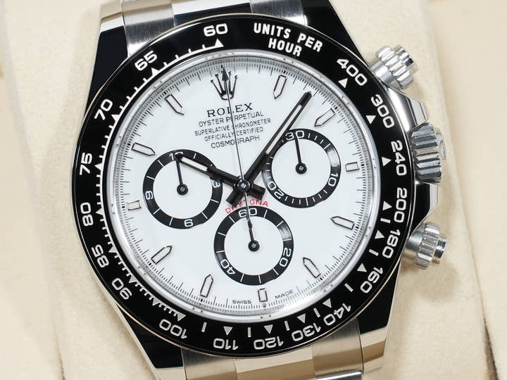 ロレックス デイトナ Ref.126500LN ステンレススチール ホワイト文字盤 未使用 mbtutsa4