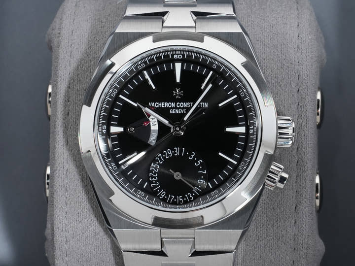 ヴァシュロンコンスタンタン オーヴァーシーズ デュアルタイム Ref.7920V/210A-B546 ステンレススチール ブラック文字盤 未使用 rjtbebv2