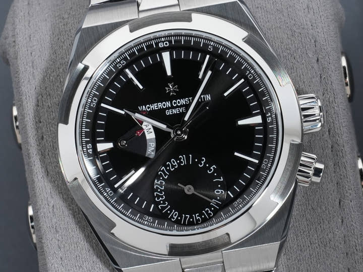 ヴァシュロンコンスタンタン オーヴァーシーズ デュアルタイム Ref.7920V/210A-B546 ステンレススチール ブラック文字盤 未使用 rjtbebv2