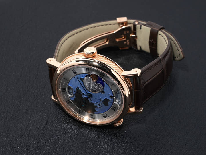 ブレゲ クラシック オーラ ムンディ Ref.5717BR/AS/9ZU ローズゴールド シルバー文字盤 中古 a4nqhfea