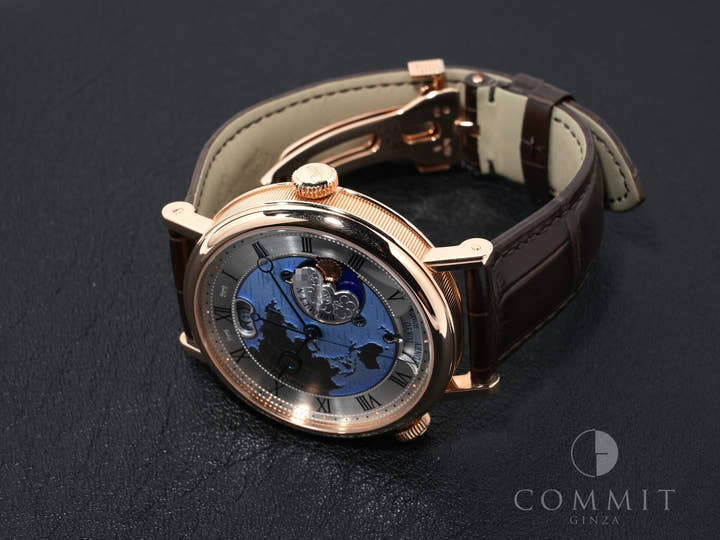 ブレゲ クラシック オーラ ムンディ Ref.5717BR/AS/9ZU ローズゴールド シルバー文字盤 中古 a4nqhfea