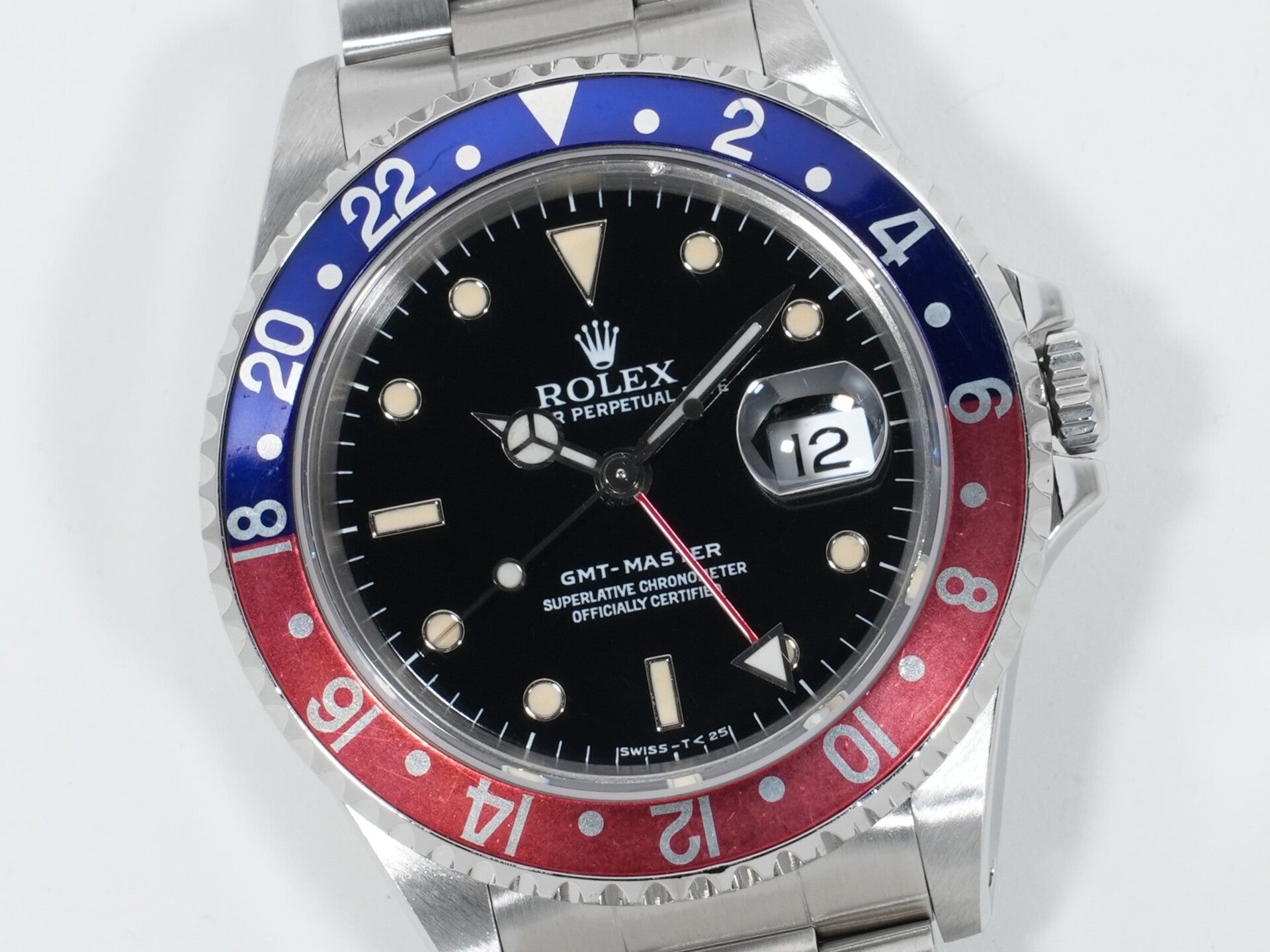 ロレックス GMTマスター Ref.16700 ステンレススチール ブラック文字盤 オイスターブレスレット 美中古 hccb7sv6