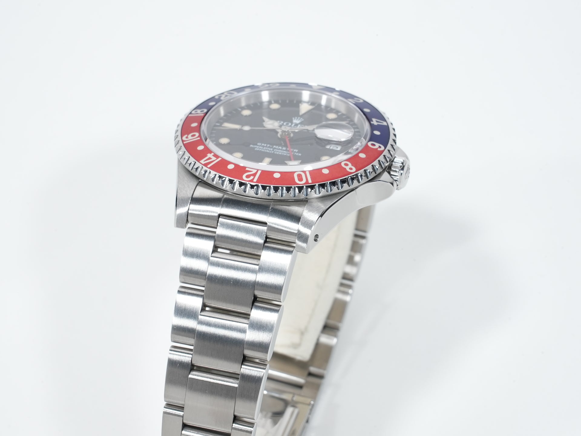 ロレックス GMTマスター Ref.16700 ステンレススチール ブラック文字盤 オイスターブレスレット 美中古 hccb7sv6