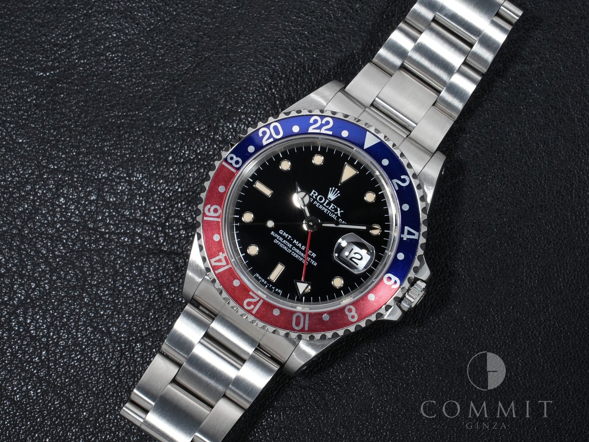 ロレックス GMTマスター Ref.16700 ステンレススチール ブラック文字盤 オイスターブレスレット 美中古 hccb7sv6