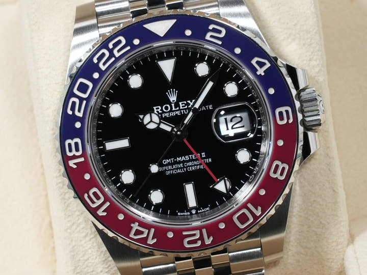 ロレックス GMTマスターII Ref.126710BLRO ステンレススチール ブラック文字盤 ジュビリーブレスレット 中古 nd7jwmju