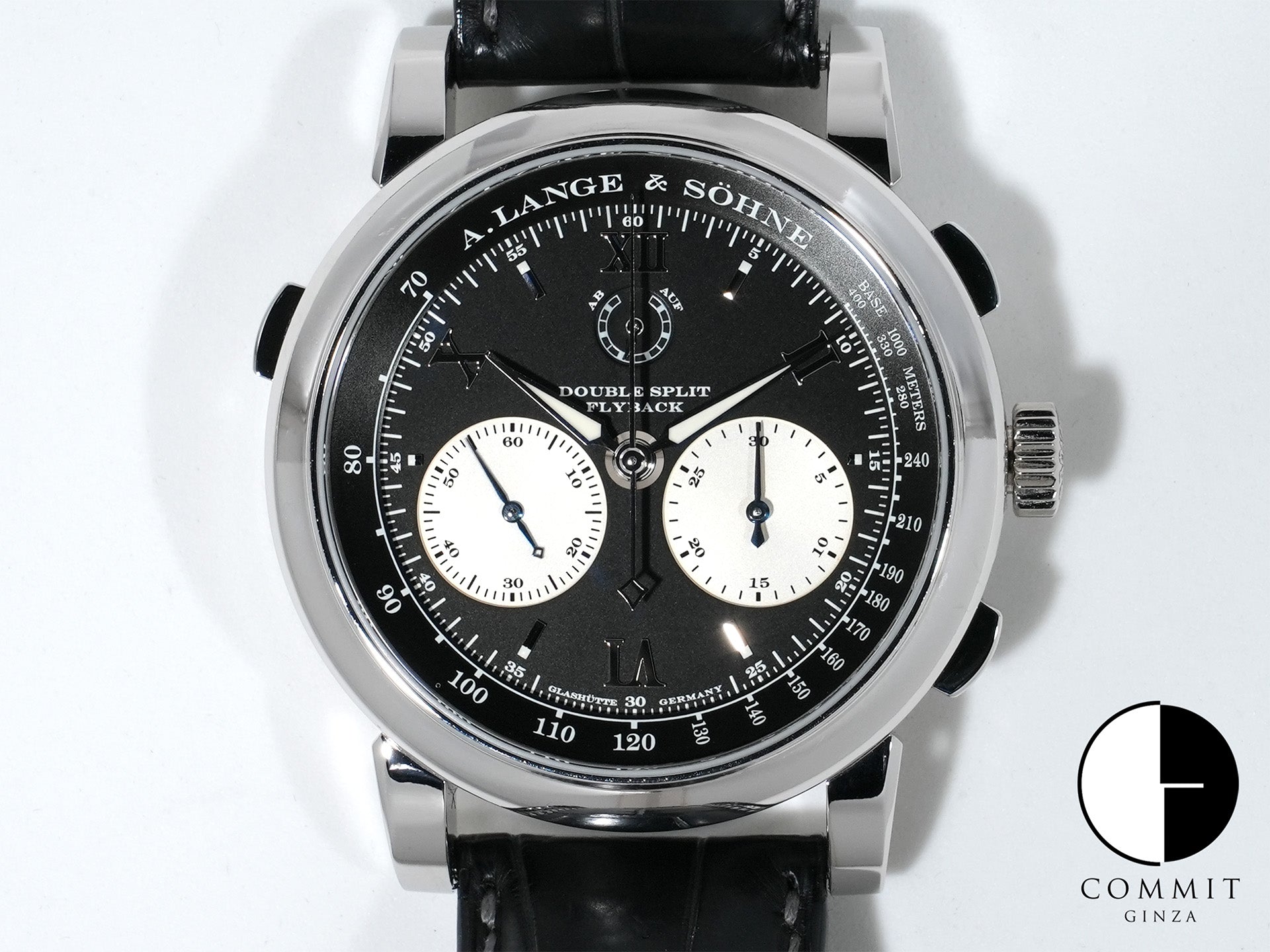 A.ランゲ＆ゾーネ ダブルスプリット Ref.404.035F プラチナ ブラック文字盤 中古 f3zhfcpc
