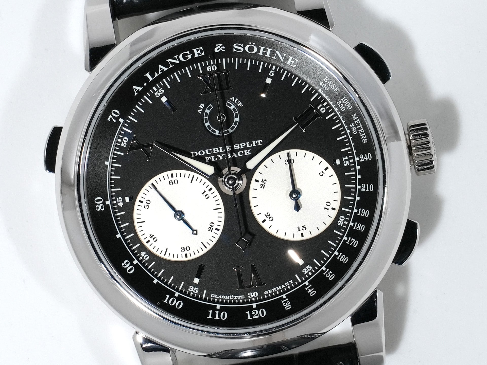 A.ランゲ＆ゾーネ ダブルスプリット Ref.404.035F プラチナ ブラック文字盤 中古 f3zhfcpc