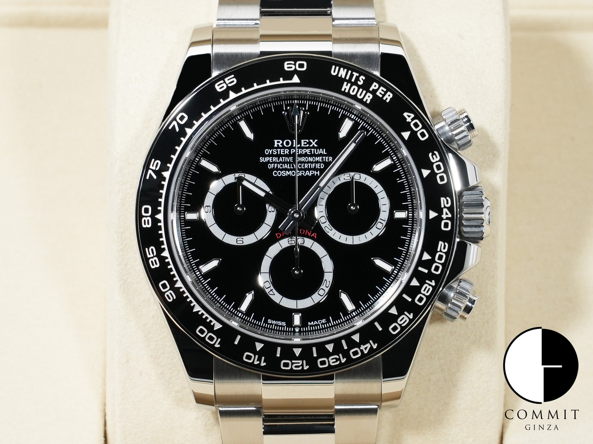 ロレックス デイトナ Ref.126500LN ステンレススチール ブラック文字盤 未使用 a4wbh6er