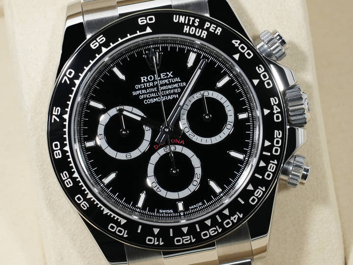 ロレックス デイトナ Ref.126500LN ステンレススチール ブラック文字盤 未使用 a4wbh6er