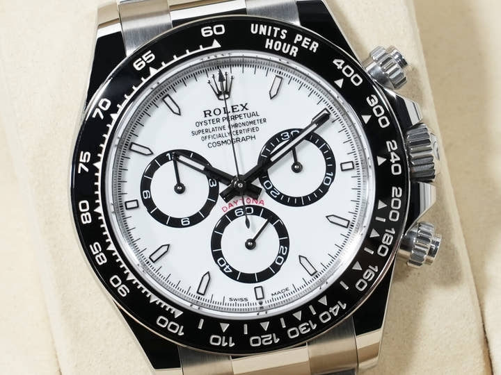 ロレックス デイトナ Ref.126500LN ステンレススチール ホワイト文字盤 未使用 fnn9qrfp
