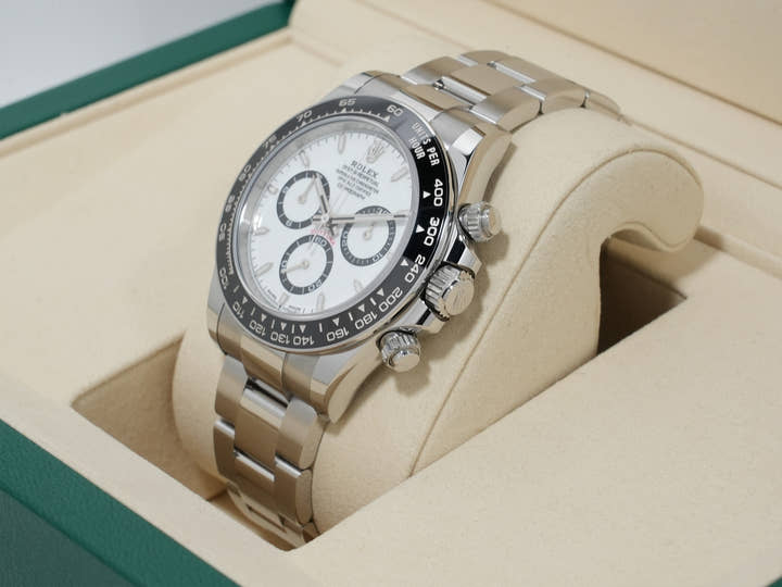ロレックス デイトナ Ref.126500LN ステンレススチール ホワイト文字盤 未使用 fnn9qrfp