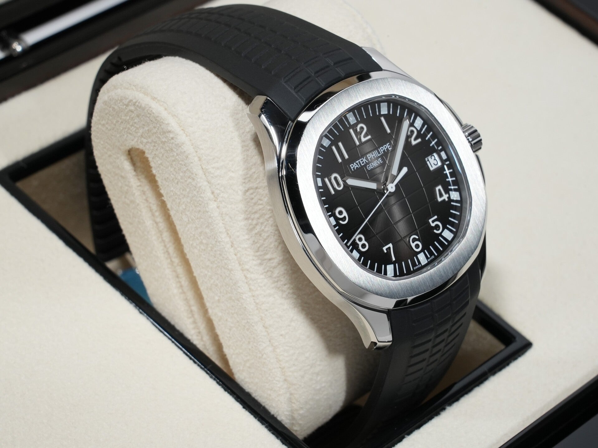 パテックフィリップ アクアノート Ref.5167A-001 ステンレススチール ブラック文字盤 中古 qnt5pf73