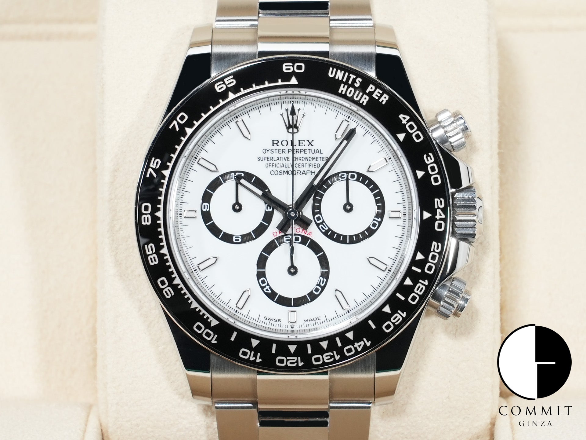 Rolex Daytona Ref. 126500LN Stainless Steel White Dial Pre-owned th89nxr6