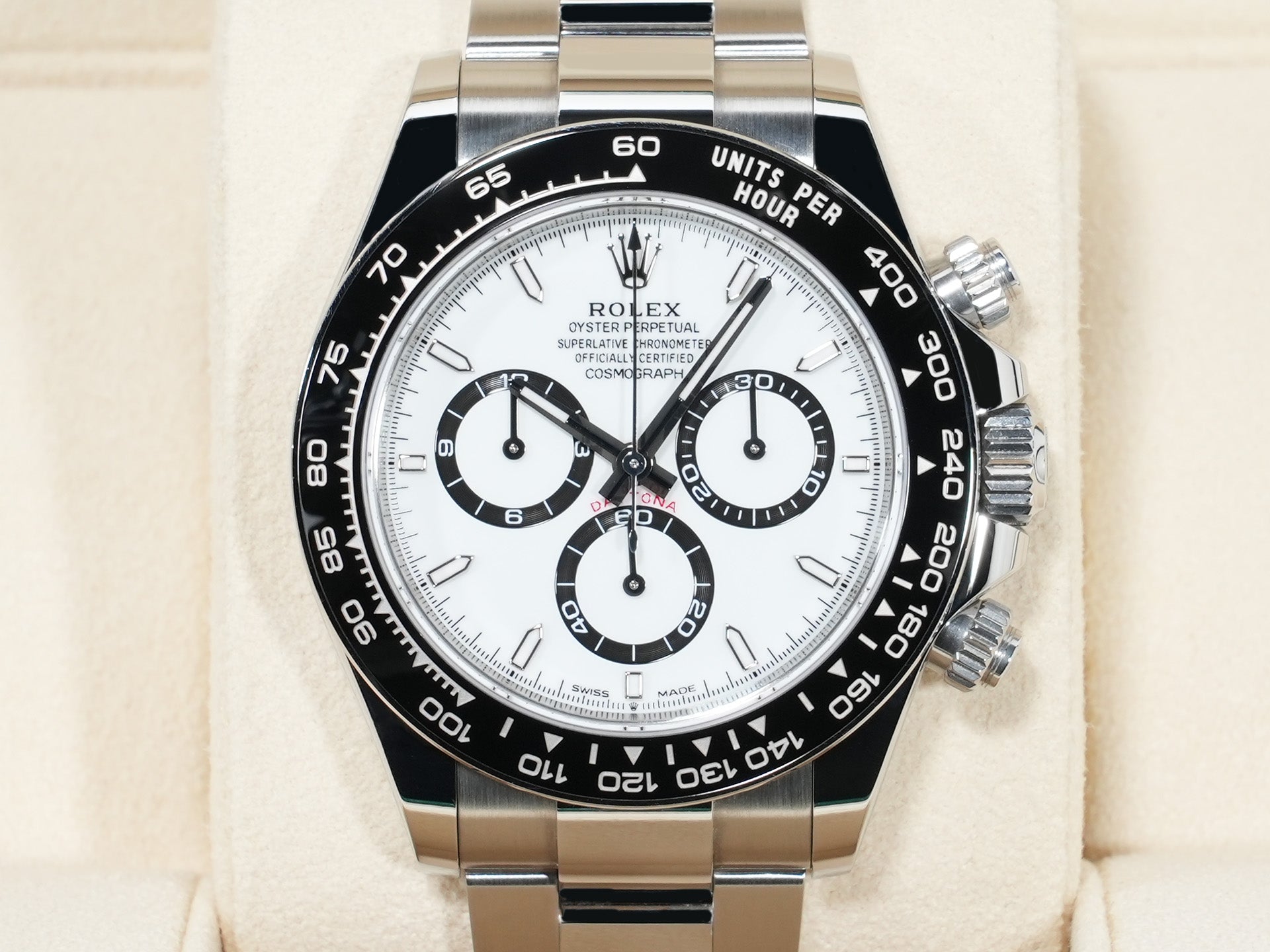 Rolex Daytona Ref. 126500LN Stainless Steel White Dial Pre-owned th89nxr6