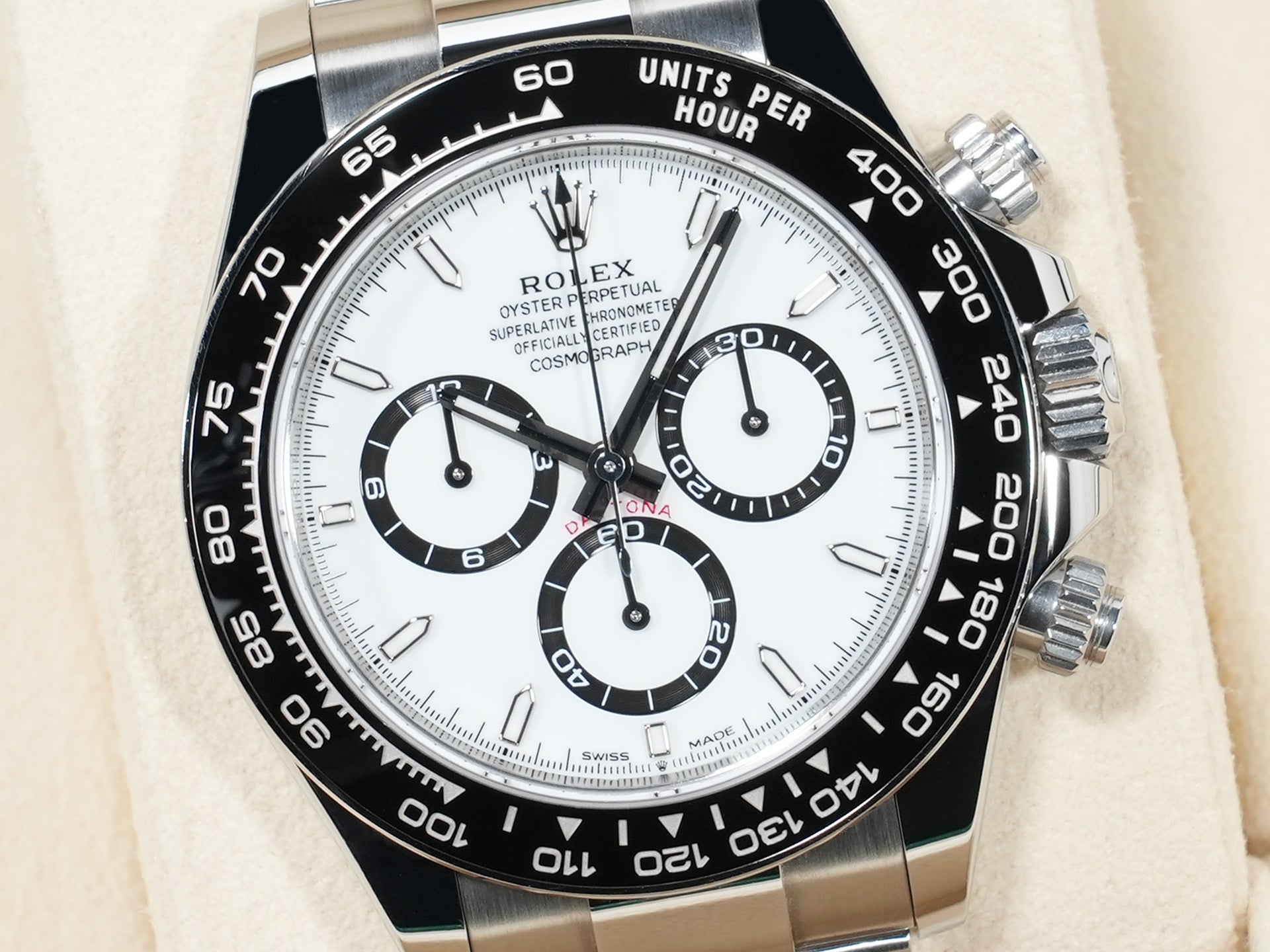 Rolex Daytona Ref. 126500LN Stainless Steel White Dial Pre-owned th89nxr6