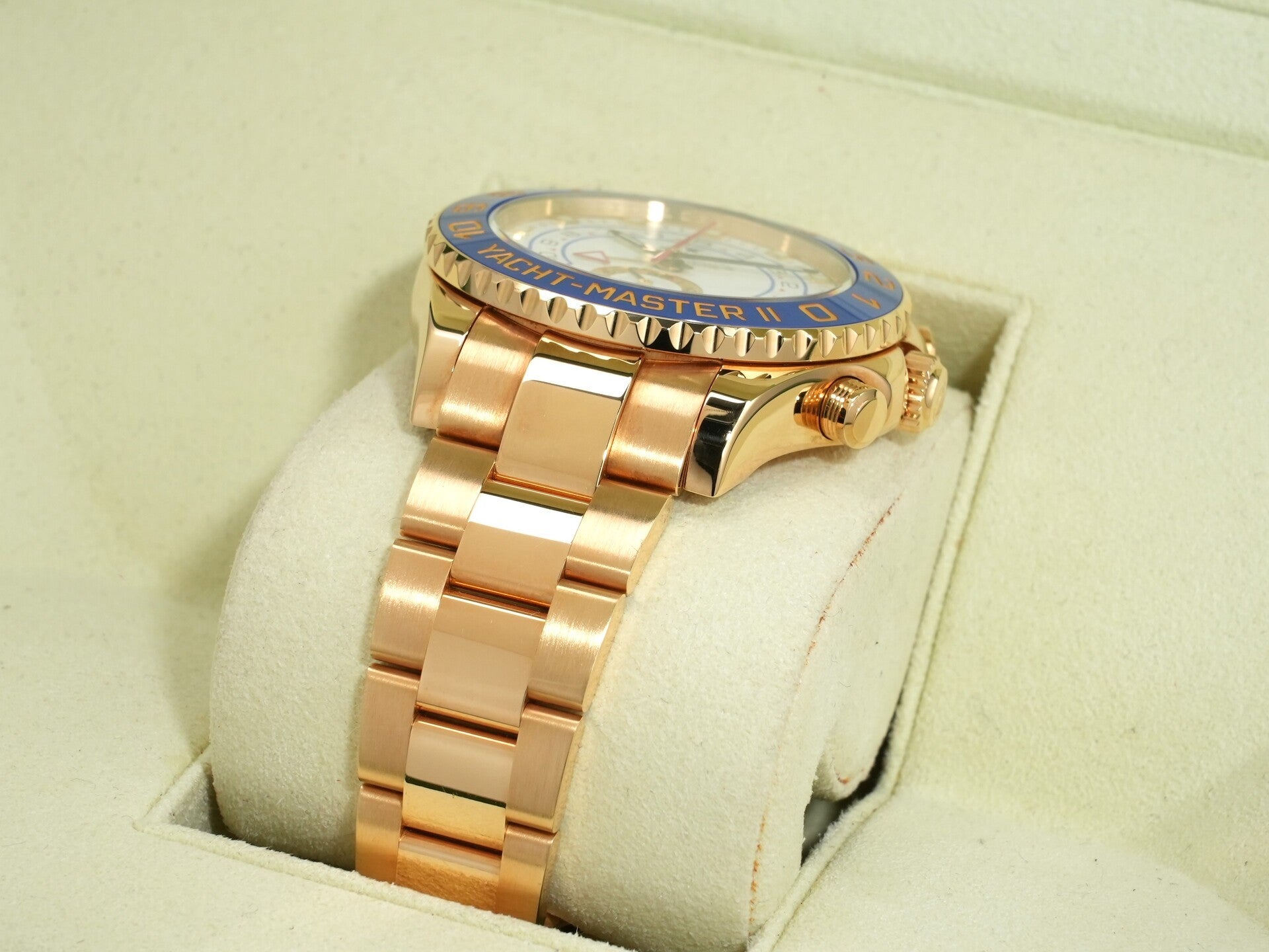 ロレックス ヨットマスターII Ref.116688 イエローゴールド ホワイト文字盤 中古 5fcfiufp