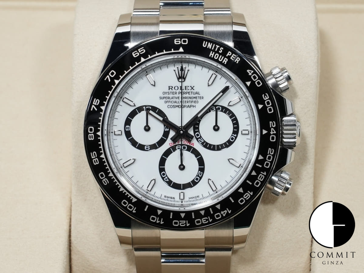 ロレックス デイトナ Ref.126500LN ステンレススチール ホワイト文字盤 中古 4yroc46p