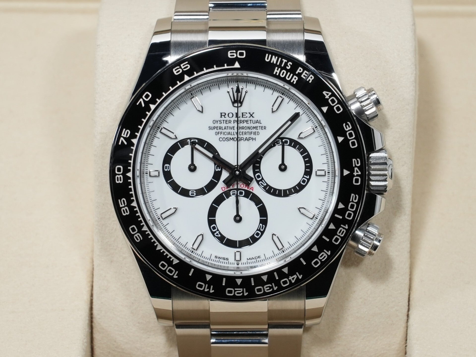 ロレックス デイトナ Ref.126500LN ステンレススチール ホワイト文字盤 中古 4yroc46p