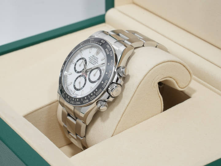 ロレックス デイトナ Ref.126500LN ステンレススチール ホワイト文字盤 中古 4yroc46p