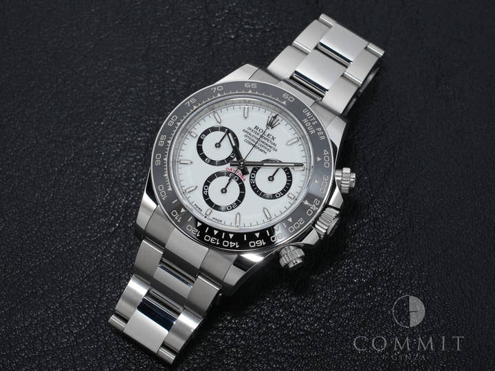ロレックス デイトナ Ref.126500LN ステンレススチール ホワイト文字盤 中古 4yroc46p