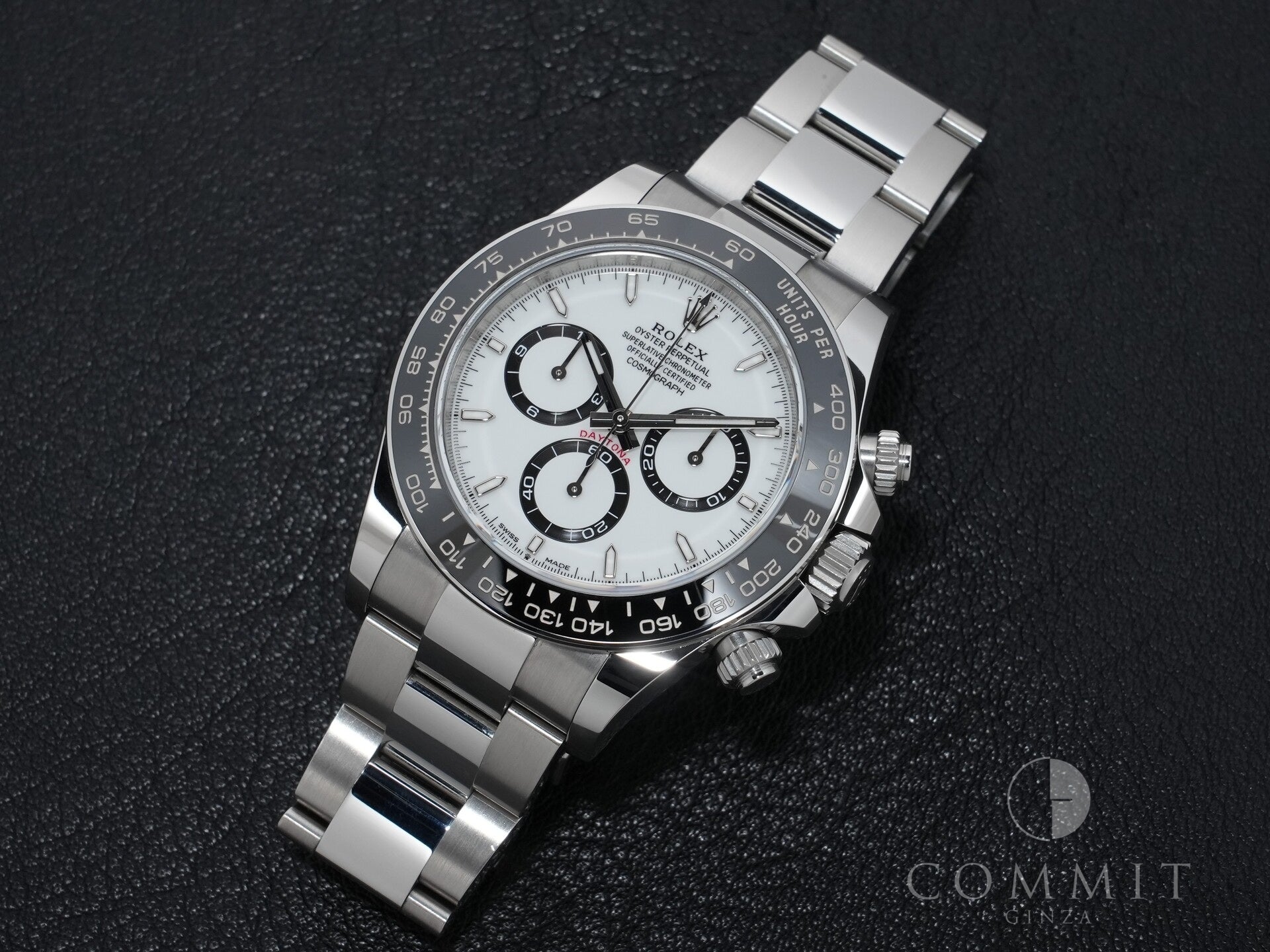 ロレックス デイトナ Ref.126500LN ステンレススチール ホワイト文字盤 中古 4yroc46p